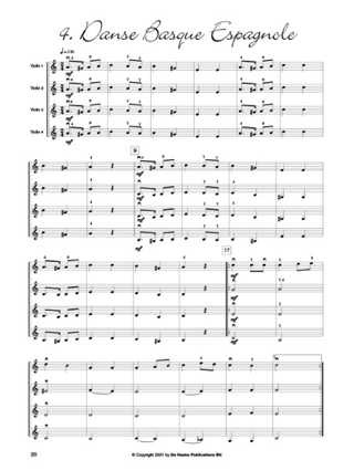 Four By Four - André Waignein - Partition - Violon